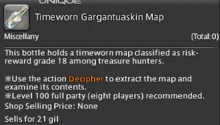 Gargantuaskin Treasure Map